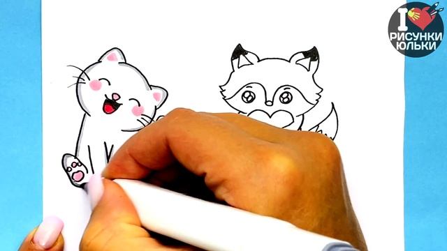 Как сделать наклейки своими руками | Рисунки Юльки наклейки без клея. DIY смотреть онлайн