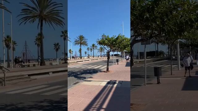 Platja de Gandia Playa de Gandia набережная Гандия Пляж Гандия 2021(сентябрь) Испания