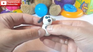 ☆Play doh dog ( puppy), пластилиновый щенок, kids toy, лепка для детей.