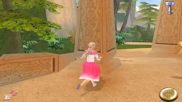 Висячие сады  Кортни  Игра Барби / Barbie 12 Танцующих принцесс