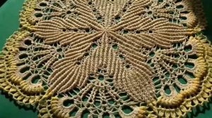 Салфетка крючком «Тереза» по МК Duducrochet