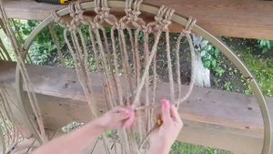 MACRAME / Подвесное кресло - гамак своими руками / Этапы плетения / DIY HAMMOCK / HANDMADE