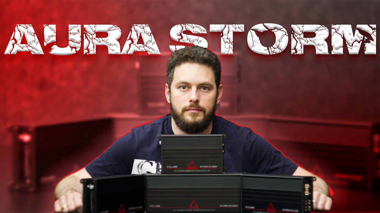 AurA Storm D 4.120, D 4.300, D 1.600, D 1.1000. Новые компактные усилители. смотреть онлайн