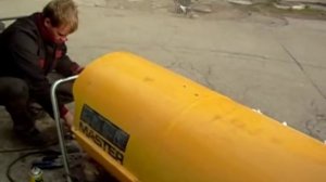 Ремонт жидкотопливной тепловой пушки MASTER сотрудником СЦ ООО"ТД Электроагрегат" Ч.1