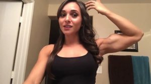 Muscle Girl with Surprising Biceps