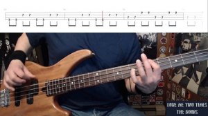 Love Me Two Times by The Doors - Bass Cover with Tabs Play-Along