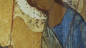 Андрей Рублев икона "Троица"