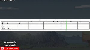 Minecraft - Dry Hands (C418) Guitar Tutorial