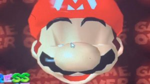 Super Mario 64 Game Over Screen