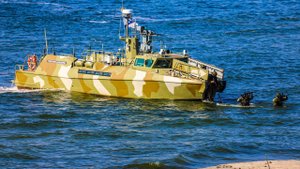 Высадка морского десанта под Калининградом в рамках ССУ «Запад-2021»
