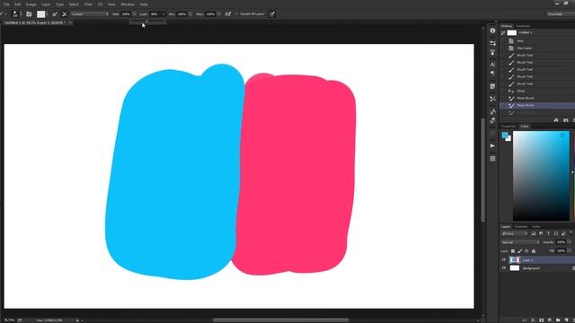 Смешивание цветов в фотошопе: Mixer Brush