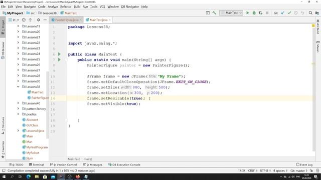 Java - урок 38.1 (Экспериментируем с анимацией. Часть 1 Рисуем компонент) смотреть онлайн