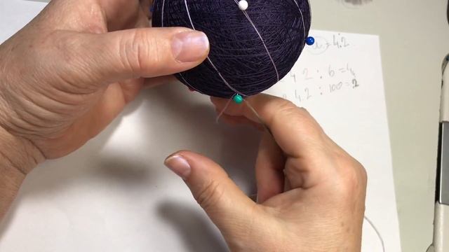 Temari Ball.Разметка Т-10 .