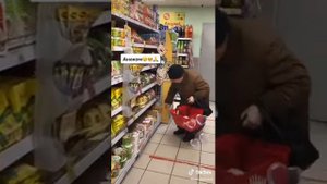 Помог бабушке и купил всё что она хотела.