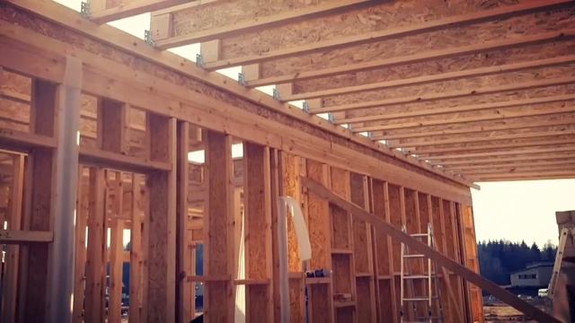 Строительство каркасного дома из двутавровых деревянных балок смотреть онлайн