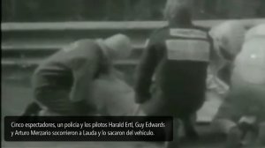 IMÁGENES INÉDITAS DEL ACCIDENTE DE NIKI LAUDA EN EL GP DE ALEMANIA DE 1976