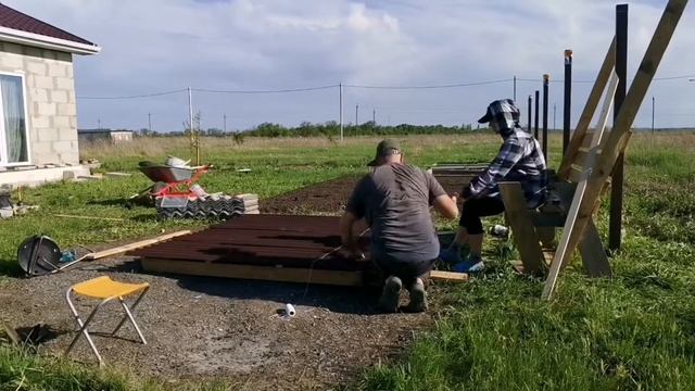 Лавочка для отдыха во дворе (часть2).           #садоваямебель  #своимируками             #скамейка