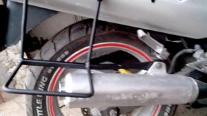 Рамки под кофры на Kawasaki ZZR250