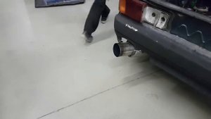 Москвич 2141 турбо 16в звук выхлопа