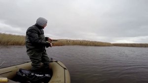 Рыбалка в с. Тишково Астраханской области, ловля щуки, 03 11 2014