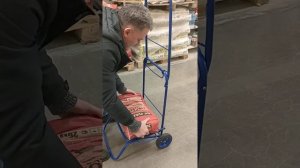 Грузовая хозяйственная тележка "Легко-Удобно". Грузоподъёмность 110 кг.  Колёса на подшипниках