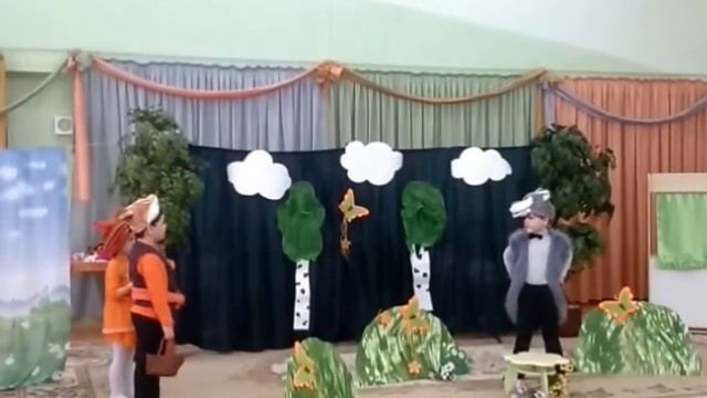 Спектакль "Красная шапочка на новый лад". Детский сад №74, Москва. смотреть онлайн