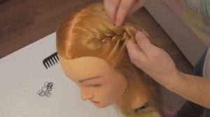 Две простые косички в садик