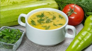 Густой, кремовый овощной суп пюре из дешевых кабачков! Любимый летний рецепт!