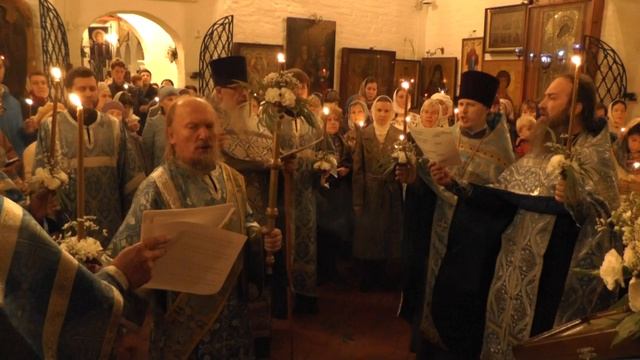 2016 09 20 Рождество Пресвятой Богородицы на всенощном бдении смотреть онлайн