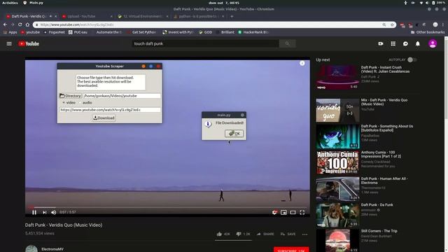 Youtube Video Downloader GUI