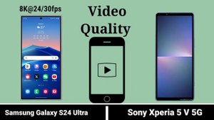 Samsung Galaxy S24 Ultra 5G vs Sony Xperia 5 V || sony xperia v 5 vs samsung galaxy s24 ultra