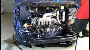 Volkswagen T5 мойка двигателя