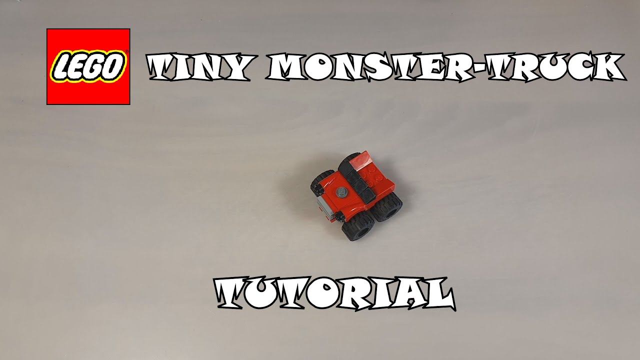 TINY MONSTER-TRUCK (HOW TO BUILD) LEGO MOCS смотреть онлайн