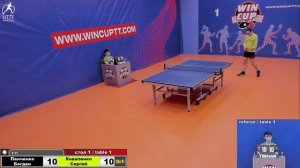 Панченко Богдан 3-1Коваленко Сергей Турнир Восток 4 WINCUP  05.02.22 Прямая трансляция Зал 1