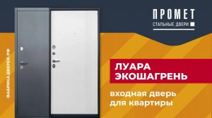 Входная дверь для квартиры Луара Экошагрень завода Промет