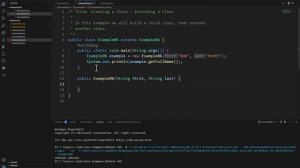 Java Practice Examples - Module 4-6 Extending a Class