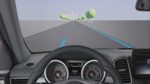 Активная система удержания полосы движения W166 GLE-Class Mercedes-Benz