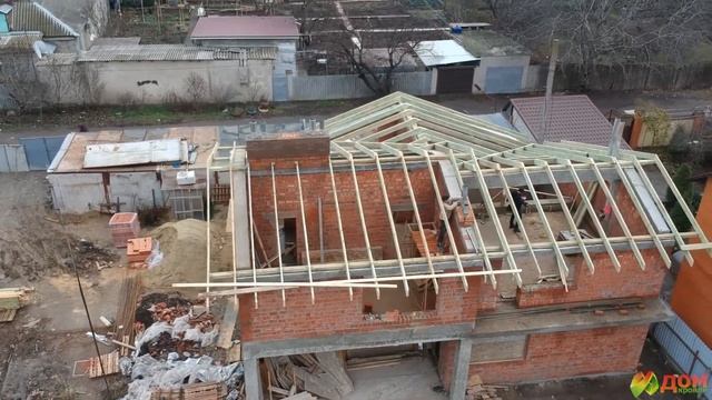 Монтаж битумной черепицы Katepal Ambient темная охра с утеплением смотреть онлайн