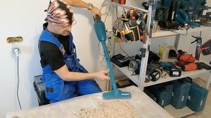 Makita DCL180 Аккумуляторный пылесос.