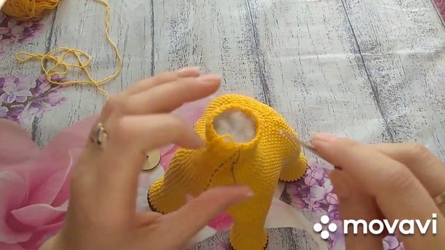 Видео из МК "Солнечный жирафик" #вязаныйжираф #вязаныеигрушки #игрушкикрючком #жирафкрючком