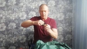 Ремонт крепления садка.