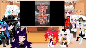 Azur Lane React to USS Missouri & USS Wisconsin + bonus (Gacha Club/Azur Lane)