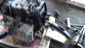 ремонт штиль 341 с хитрой катушкой