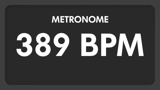 389 BPM - Metronome смотреть онлайн