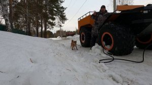 КАЧАЕМ КОЛЕСА ОТ ГЛУШИТЕЛЯ/ВЕЗДЕХОД "ТУНДРА"