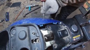 Такого Аппарата вы не видели. Снегоход из скутера и буксировщика.