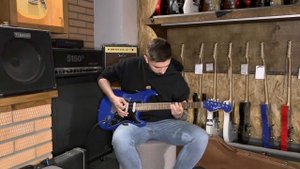 Обзор электрогитары Russtone RUST-HSS BL | SKIFMUSIC.RU