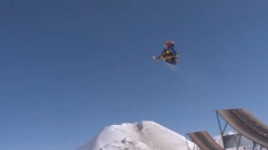 Patrik Berglund snowmobile freestyle