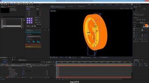 Вращающаяся золотая монета в After Effects | Agor2012