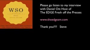 Steve Olson Interviewed by Daniel Ott of The Edge| Animals Attack Wildlife